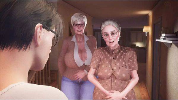 Double Granny Fuck Fest - Fresh Meat & Squirting Orgasms - veryfreeporn.com on v0d.com