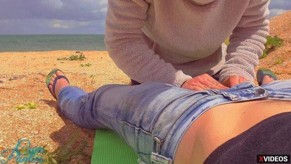Stranger creampies my wet pussy on beach - public sex with Realpanties - xxxfiles.com on v0d.com