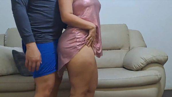 Hot Latina MILF Can't Resist Hard Cock Grinding Her Big Ass - Rough Doggy Style - porntry.com on v0d.com