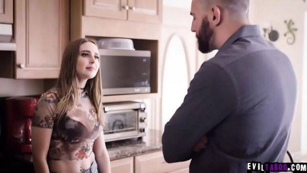 Innocent Blonde Teen Niece Laney Grey Seduced By Older Man's Big Cock - Rough Doggystyle & Deepthroat - xxxfiles.com on v0d.com
