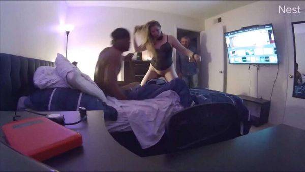 Husband Learns to Fuck Wife Hard - Rough Doggystyle & BBC Creampie - veryfreeporn.com on v0d.com