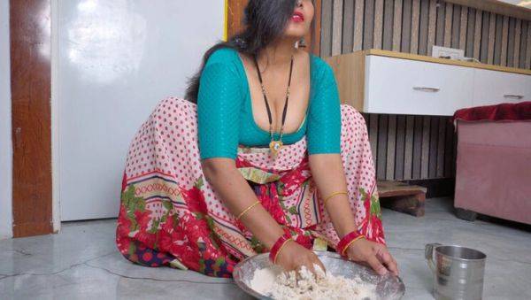 Indian Stepmom Gives Hard Blowjob & Takes Facial Cumshot from Young Stepson After Breakup - Hindi Audio - porntry.com - India on v0d.com