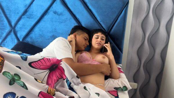 Horny Stepsister Moans on Call While I Pound Her Tight Ass - Manuela Alvarez - veryfreeporn.com - Venezuela - India on v0d.com