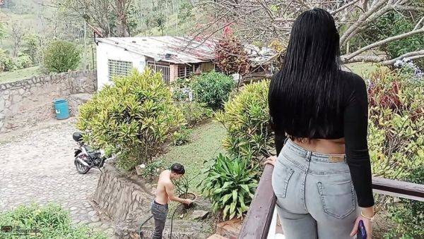Hot Colombian Latina Samanthaa Gives a Quick Blowjob & Fuck - Spanish Porn - porntry.com - Venezuela - Spain - India - Colombia on v0d.com