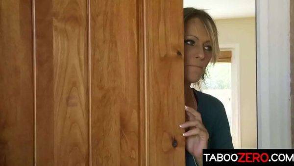 Debi Diamond the Busty Stepmom Fucks Her Stepson Hard in Fishnets - porntry.com on v0d.com