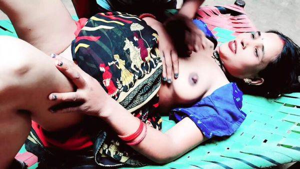 Hot Indian Bhabhi in Saree Fucks Hard - Romantic Outdoor Sex with Big Tits & Tight Pussy - porntry.com - India on v0d.com