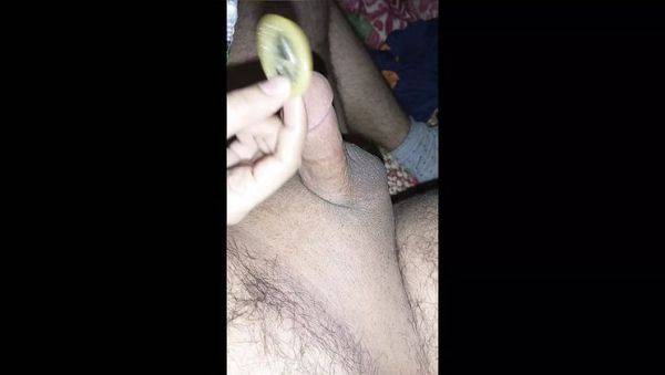 Desi Couple Fucking with Condom - Creampie & Cumshot Close-Up - porntry.com - Pakistan on v0d.com