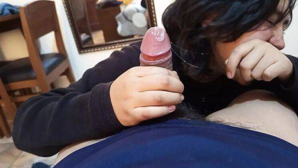 18-Year-Old Indian Teen Learns to Suck Dick - First Time Blowjob with Friend - porntry.com - India - Bolivia on v0d.com
