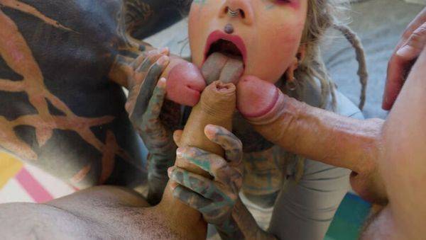 Anuskatzz Takes 3 Huge Cocks in Wild Anal Gangbang - Total Destruction Part 1 - xxxfiles.com on v0d.com