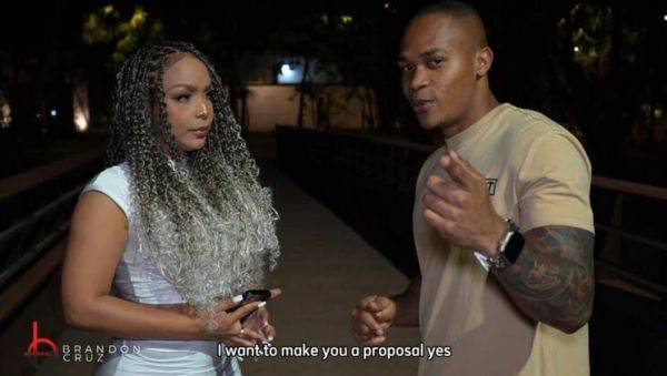 BBC Stranger Offers Colombian BBW Cash For Rough Sex - Brandon Cruz Fucks Kataleya Gil Hard - xxxfiles.com - Colombia on v0d.com