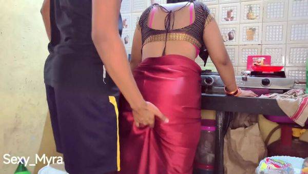 Desi Bhabhi Hardcore Kitchen Fuck - Sexy Myra Takes Big Cock POV - xxxfiles.com - India on v0d.com