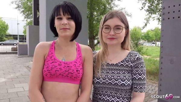 Skinny German Teens FFM Threesome Pickup in Berlin - First Time No Condom - veryfreeporn.com - Germany on v0d.com