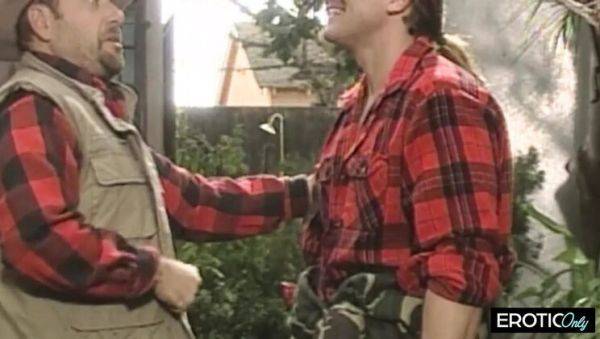 Hot Lumberjack Evan Stone Fucks Petite Bride Taylor Rain Hardcore - xxxfiles.com - Germany on v0d.com