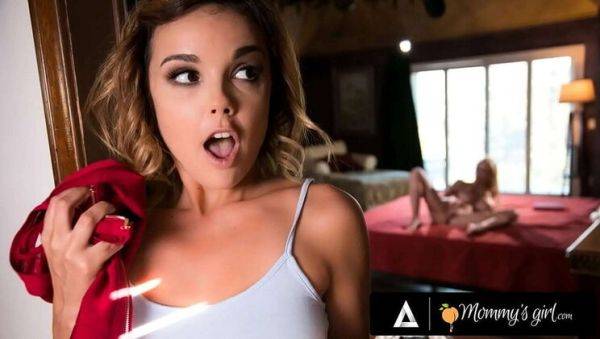 Busty Stepmom Alexis Fawx Makes Teen Stepdaughter Dillion Harper Squirt & Swallows It All - Lesbian Voyeur Fun - veryfreeporn.com on v0d.com