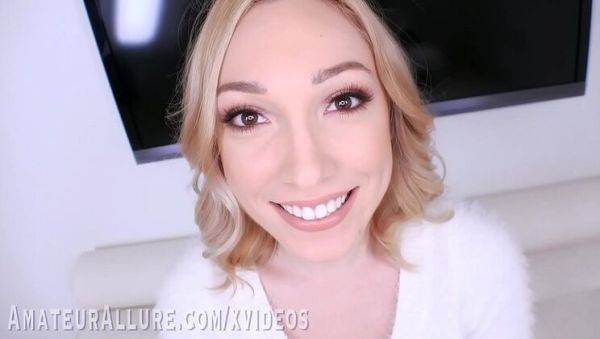 Lily Labeau & Peyton Coast Suck Hard Cock - Blonde Deepthroat & Cumshot - xxxfiles.com on v0d.com