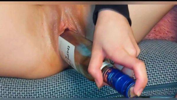 Hardcore Anal Fucking with a Bottle - Rough BDSM & Double Penetration - veryfreeporn.com on v0d.com