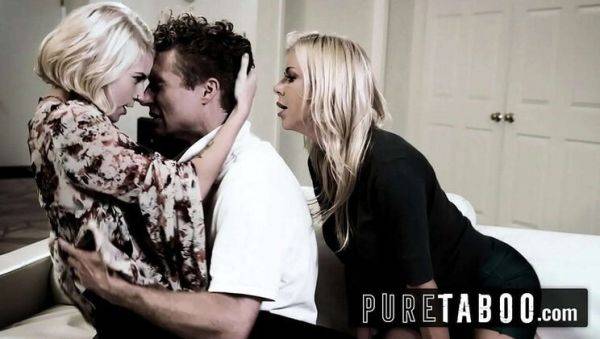Stepmom Alexis Fawx Cheats with Stepson & Hot Teen in Wild Threesome - veryfreeporn.com on v0d.com