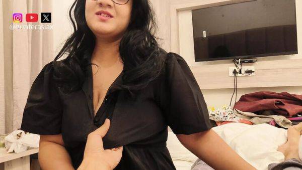 Big Boobs Stepsister Hunter Asia Fucks Stepbrother Hard - Cum in Mouth & Doggystyle - porntry.com - India on v0d.com
