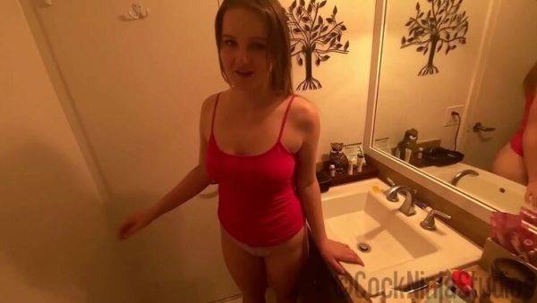 Step Sister Eliza Eves Gets Rough Threesome Creampie - Family Therapy & Cock Ninja - xxxfiles.com on v0d.com