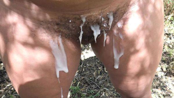 Stepmom Susan lets stepson creampie her hairy pussy on the beach - Amateur MILF outdoor sex - xxxfiles.com on v0d.com