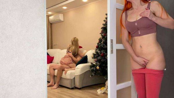 Russian Redhead Cheats on NYE - Fucking Wife's Sister Doggystyle & Cowgirl - Amateur Creampie with Subtitles - porntry.com - Russia on v0d.com