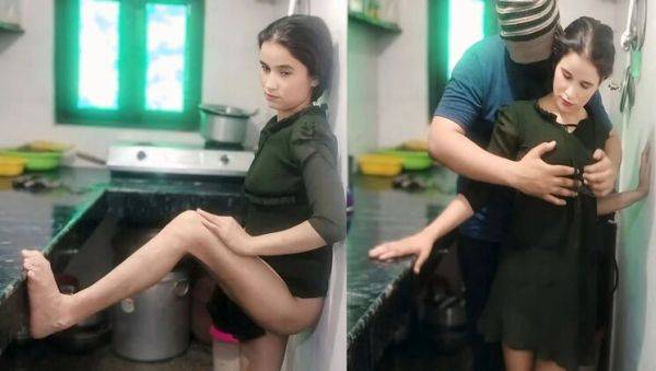 Desi Step Sister Fucked Hard by Step Brother in Kitchen - Rough Sex - porntry.com - India on v0d.com