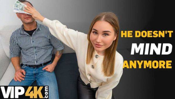 Hot GF Amalia Davis Blindfolds BF & Sucks Stranger's Big Cock - Cuckold POV Sex - porntry.com on v0d.com