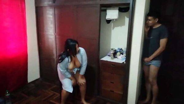 Step Sister Caught Masturbating - Hardcore Anal & Deepthroat Fuck with Big Tits Latina - porntry.com on v0d.com