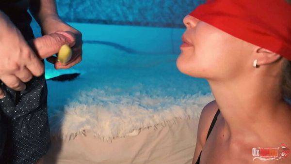 Naughty Stepmom Tricked Into Tasting Step Son's Cock - Guess The Flavor Game! - veryfreeporn.com on v0d.com