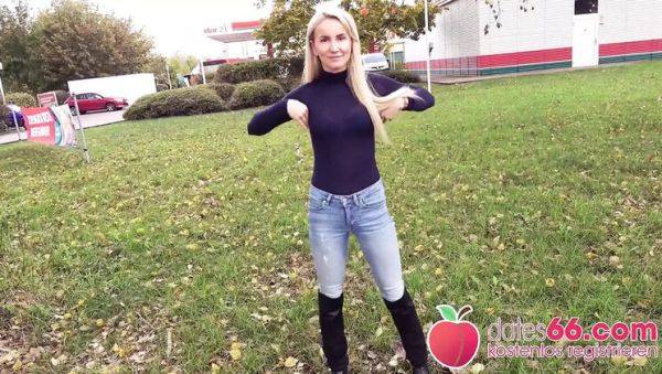 Hot Blonde Teens Fucked in Public - German Outdoor Sex with Andy Star & Tatiana Swank - veryfreeporn.com - Germany on v0d.com