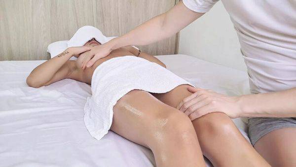 Hot Latina Teen Gets Huge Dick After Sensual Massage - PornGuider - xxxfiles.com - Britain - Colombia on v0d.com