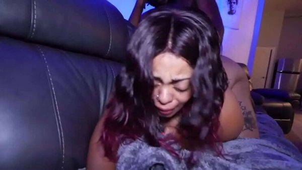Big 11 Inch BBC Stretches Tight Ass in Doggystyle - Elijah Woodz & Mayalewinsky - xxxfiles.com on v0d.com