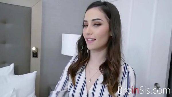 Stepbrother Dominates Busty Teen Stepsister Aria Lee - Hardcore Taboo Fuck - xxxfiles.com on v0d.com
