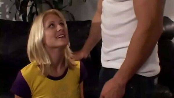 Hot Stepdad Fucks Busty Teen Stepdaughter - Blonde Staci Thorn Takes Daddy's Cock - veryfreeporn.com on v0d.com