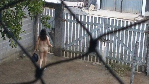 Hot Brazilian Wife Gets Naked Outside - Amateur Flashing & Dirty Talk - xxxfiles.com - Brazil on v0d.com
