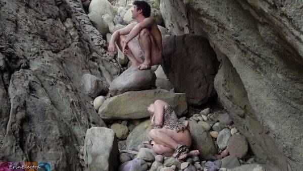 Blonde Cave Girl Gets Her Holes Destroyed by Big Cock in Wild Outdoor Fuck - veryfreeporn.com on v0d.com