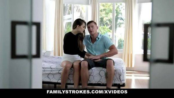 Hot Stepsis Sofie Reyez Sucks Deep While Stepdad's Away - FamilyStrokes - xxxfiles.com on v0d.com