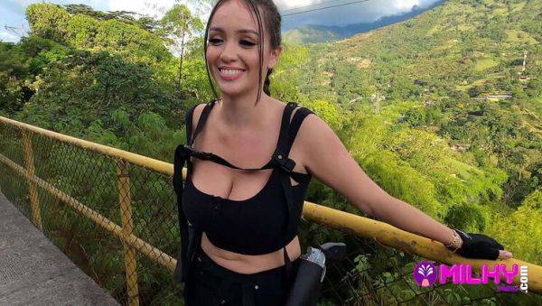 Busty Latina Cosplayer Gets Fucked Hard in Public - Anal & Squirt - xxxfiles.com on v0d.com