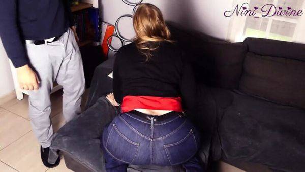 Big Booty PAWG Rides Hard on Couch - Nini Divine Fucks Doggy Style - xxxfiles.com - France on v0d.com