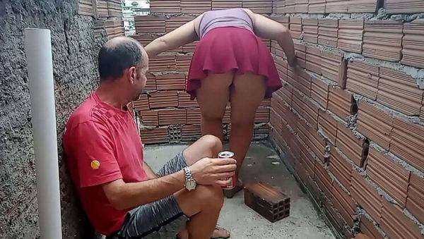 Hot bricklayer fucks hard on construction site - oral and sex action - veryfreeporn.com on v0d.com