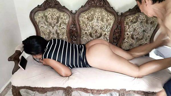 Busty Stepmom Fucked Hard - Big Ass Latina Takes My Cum - veryfreeporn.com - Venezuela - Ecuador on v0d.com