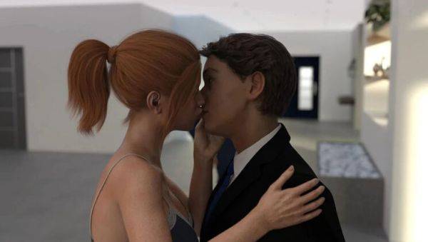 Stepbrother's Wife Jennifer Kisses John in Front of Alan - Full HD 3D Sex Scene - xxxfiles.com - Usa on v0d.com