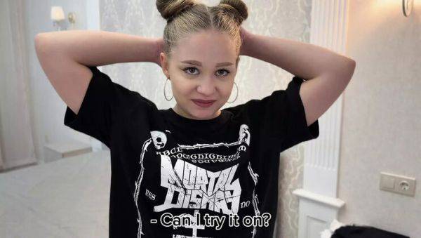 Hot Russian Teen 18yo Fucks Hard with Big Cock - Homemade Doggy Style & Blowjob - porntry.com - Russia on v0d.com