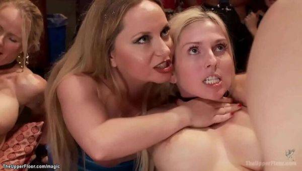 Big Tit Sluts Take Rough Anal at Wild BDSM Orgy Party - porntry.com on v0d.com