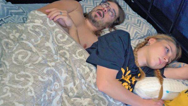 Stepdad Sneaky Anal Creampie Under Blankets - Teen Stepdaughter Moans Loud - veryfreeporn.com - Russia - Serbia on v0d.com