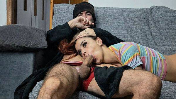 Step Sister Rides My Cock For A Risky Creampie - Redhead Teen POV - veryfreeporn.com - Brazil on v0d.com