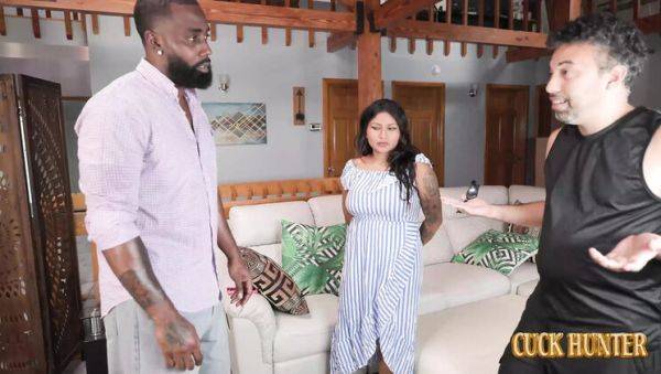 Desperate Wife Mayalynn Takes Huge Black Cock for Debt Relief - Hardcore Interracial Fuck - porntry.com on v0d.com