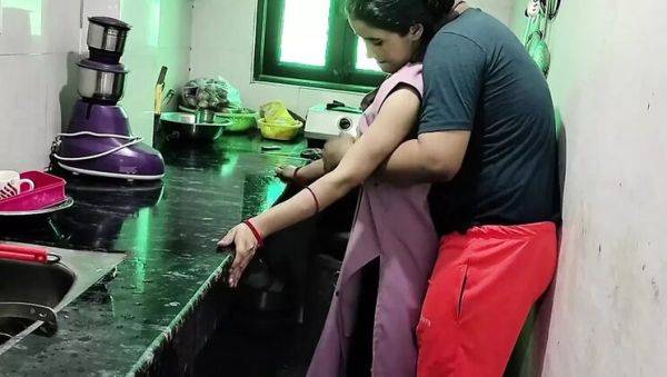 Desi Muslim Maid Fucked Hard in Kitchen - Rough Doggy Style Sex - porntry.com - India on v0d.com
