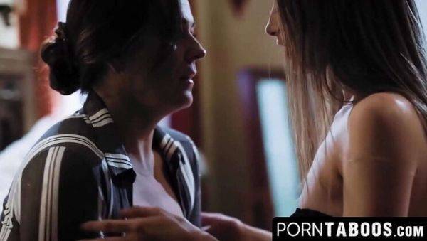 Busty MILF Elexis Monroe & Teen Daughter Threesome - Taboo Sex with John Strong - xxxfiles.com on v0d.com