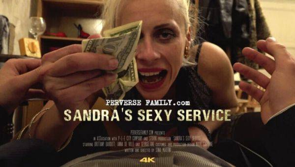 Hot Blonde Sandra Gives Extreme Blowjob & Rough Sex - Perverse Family Fuck - porntry.com on v0d.com